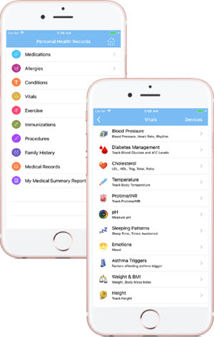 GenieMD app interface
