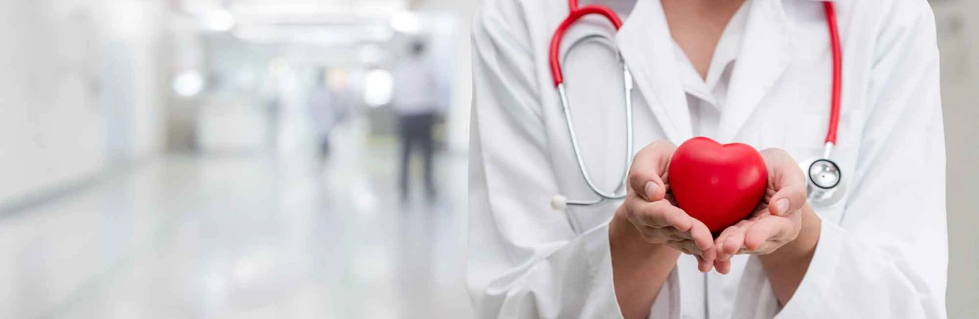 healthcare provider and a heart